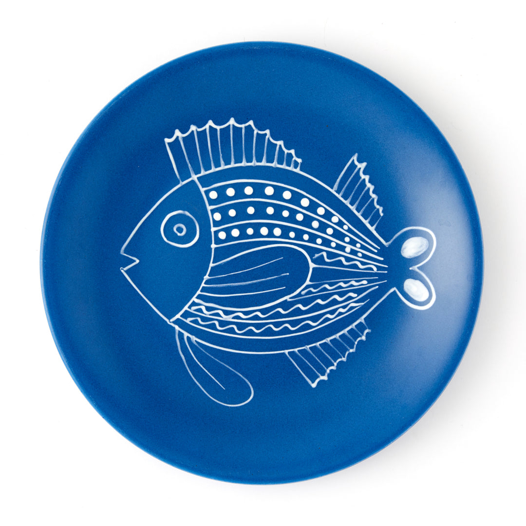 Set of 12 Mid-Century Plates