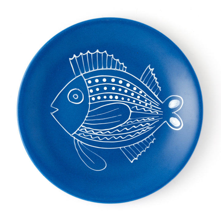 Set of 12 Mid-Century Plates