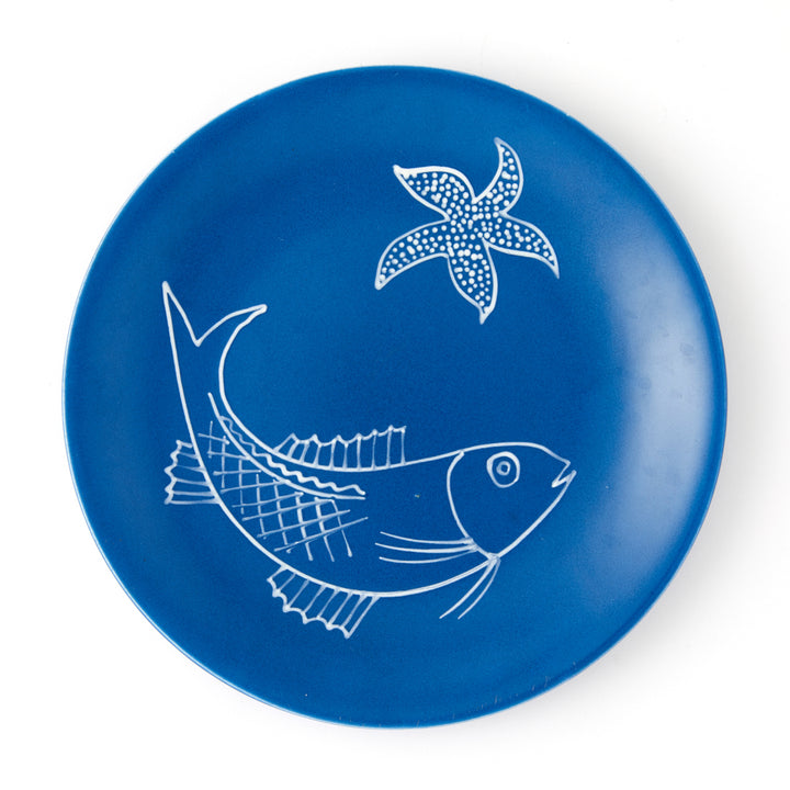 Set of 12 Mid-Century Plates