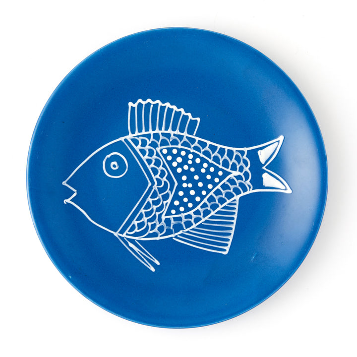 Set of 12 Mid-Century Plates