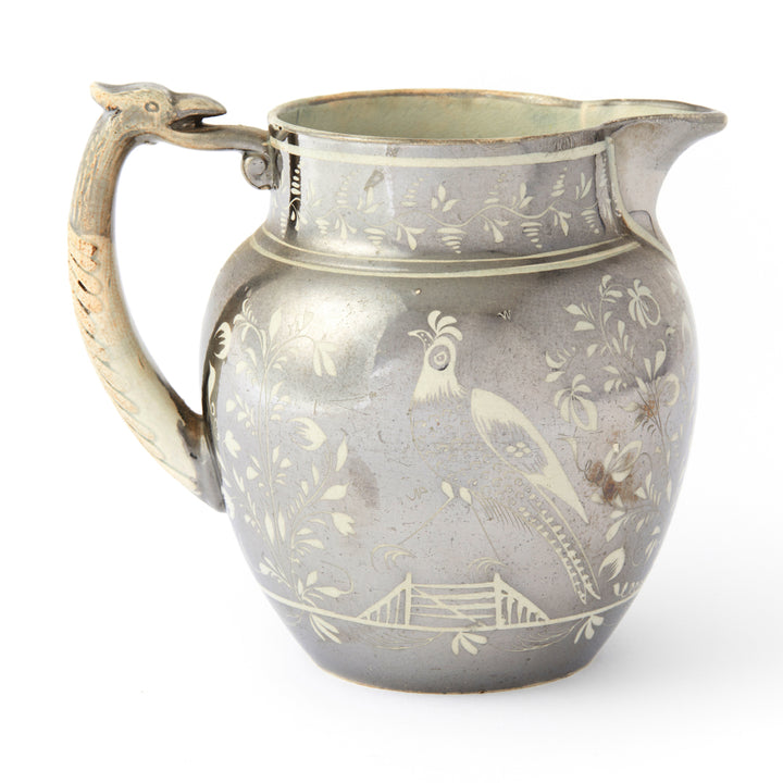 Antique Lusterware Pitcher