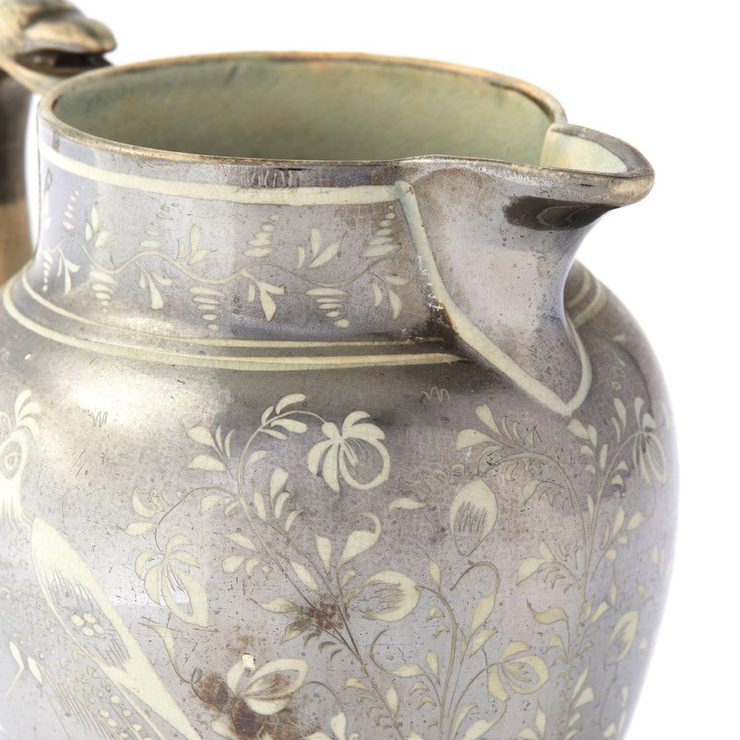 Antique Lusterware Pitcher