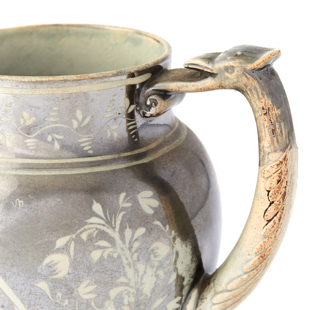 Antique Lusterware Pitcher