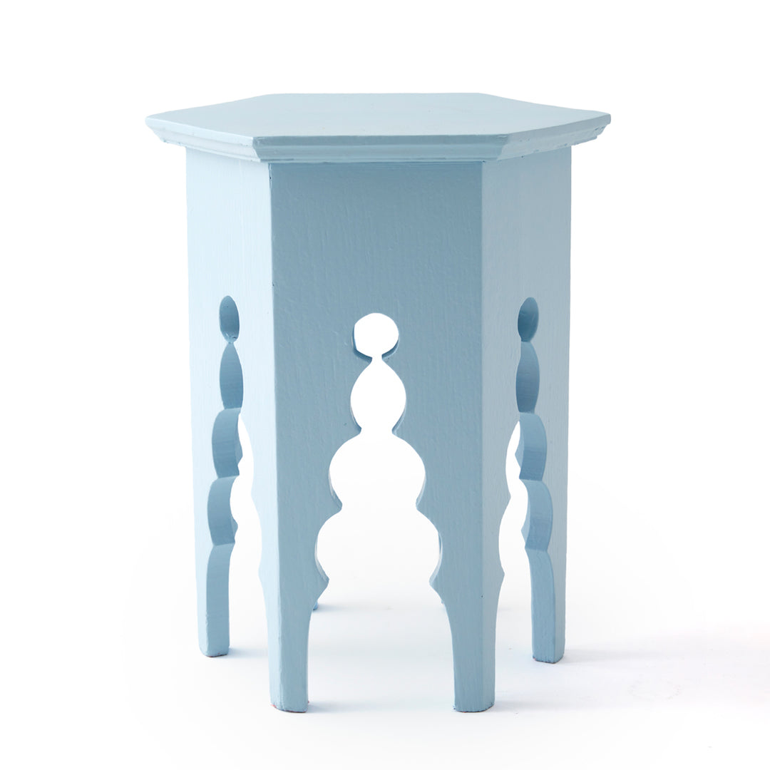 Vintage Painted Tabouret Table