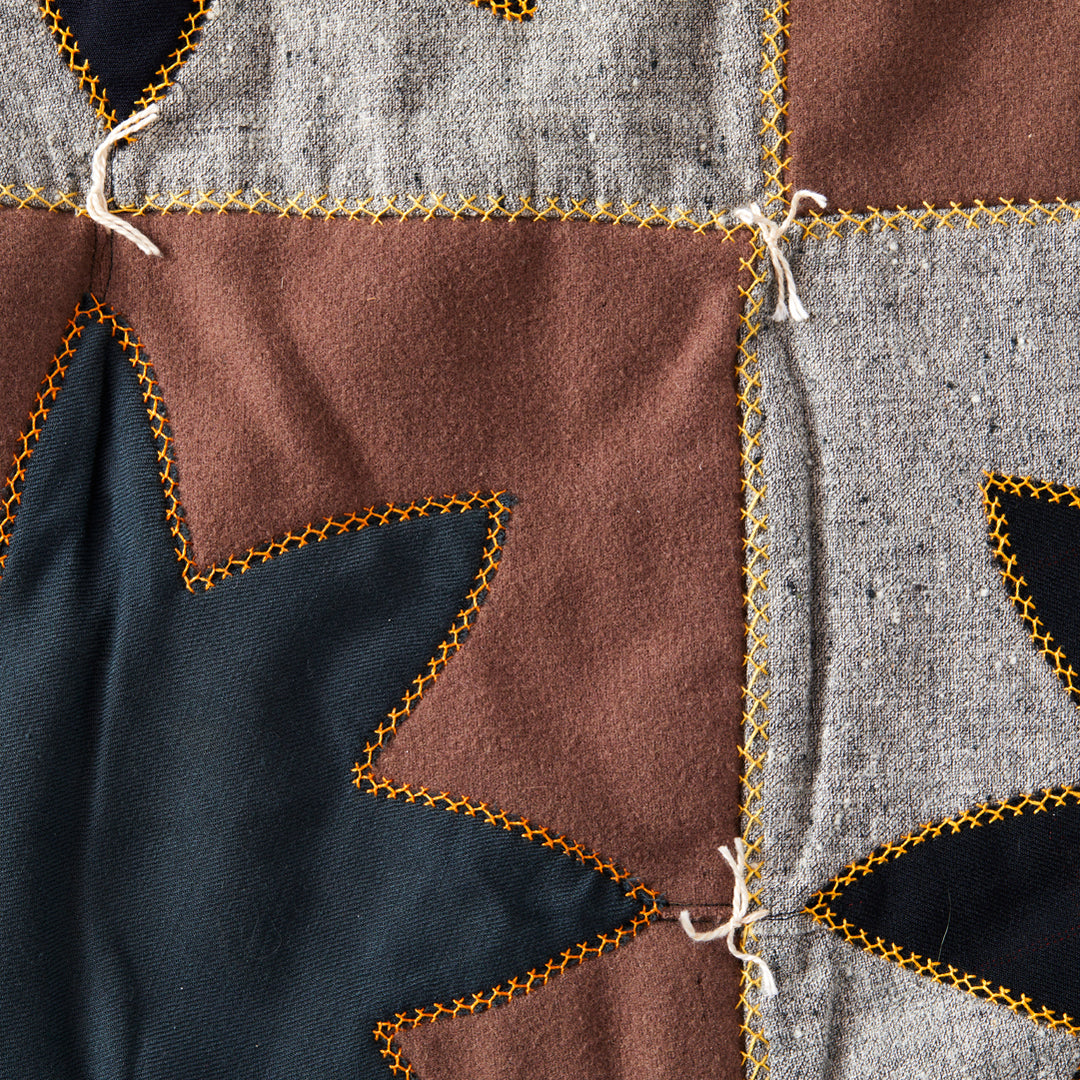 Vintage Eight-Pointed Star Quilt, circa 1920
