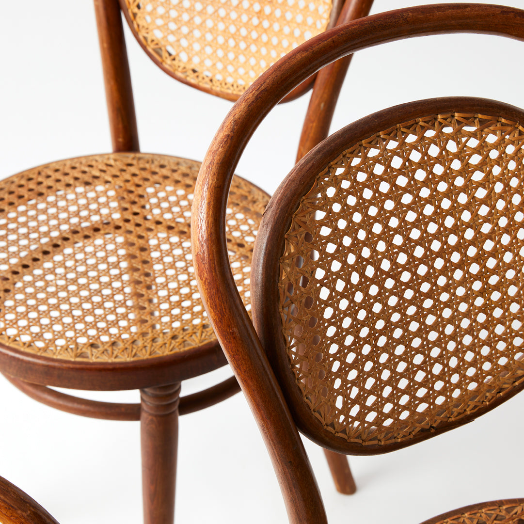 Set of 4 Vintage Bentwood Chairs – Tori Jones Studio