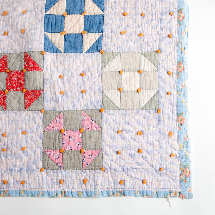Antique Hole in the Barn Door Quilt