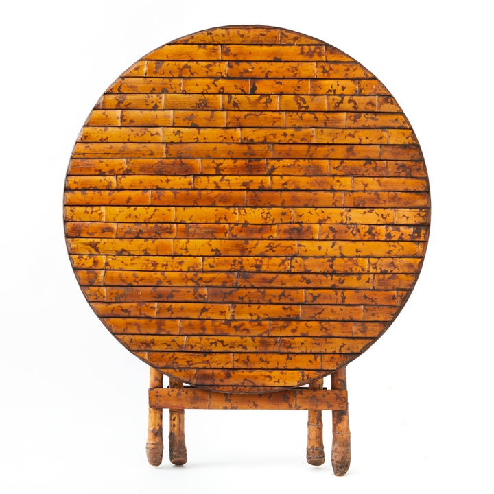 Antique Folding Bamboo Table