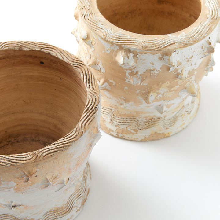 Pair of Vintage Italian Ceramic Planters
