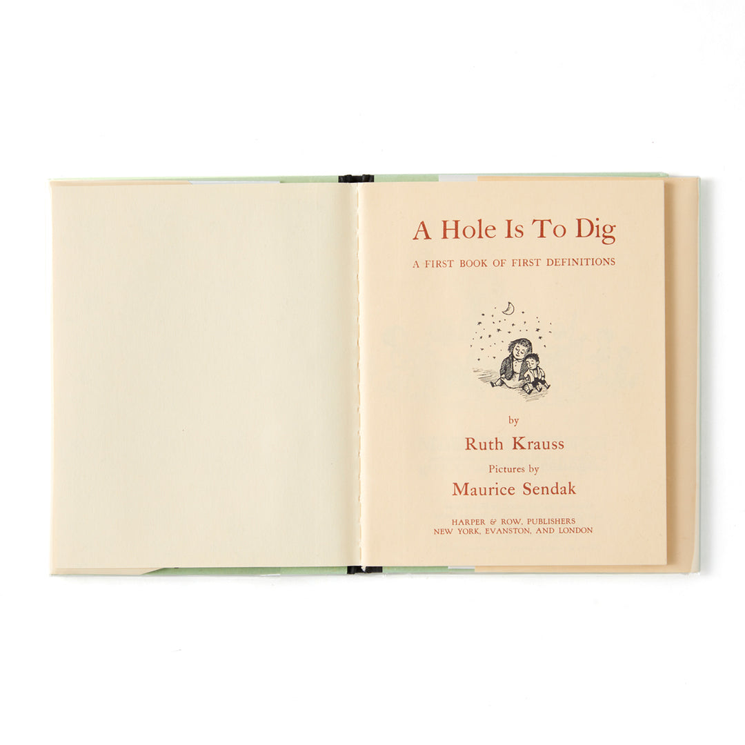 Ruth Krauss and Maurice Sendak, A Hole is to Dig