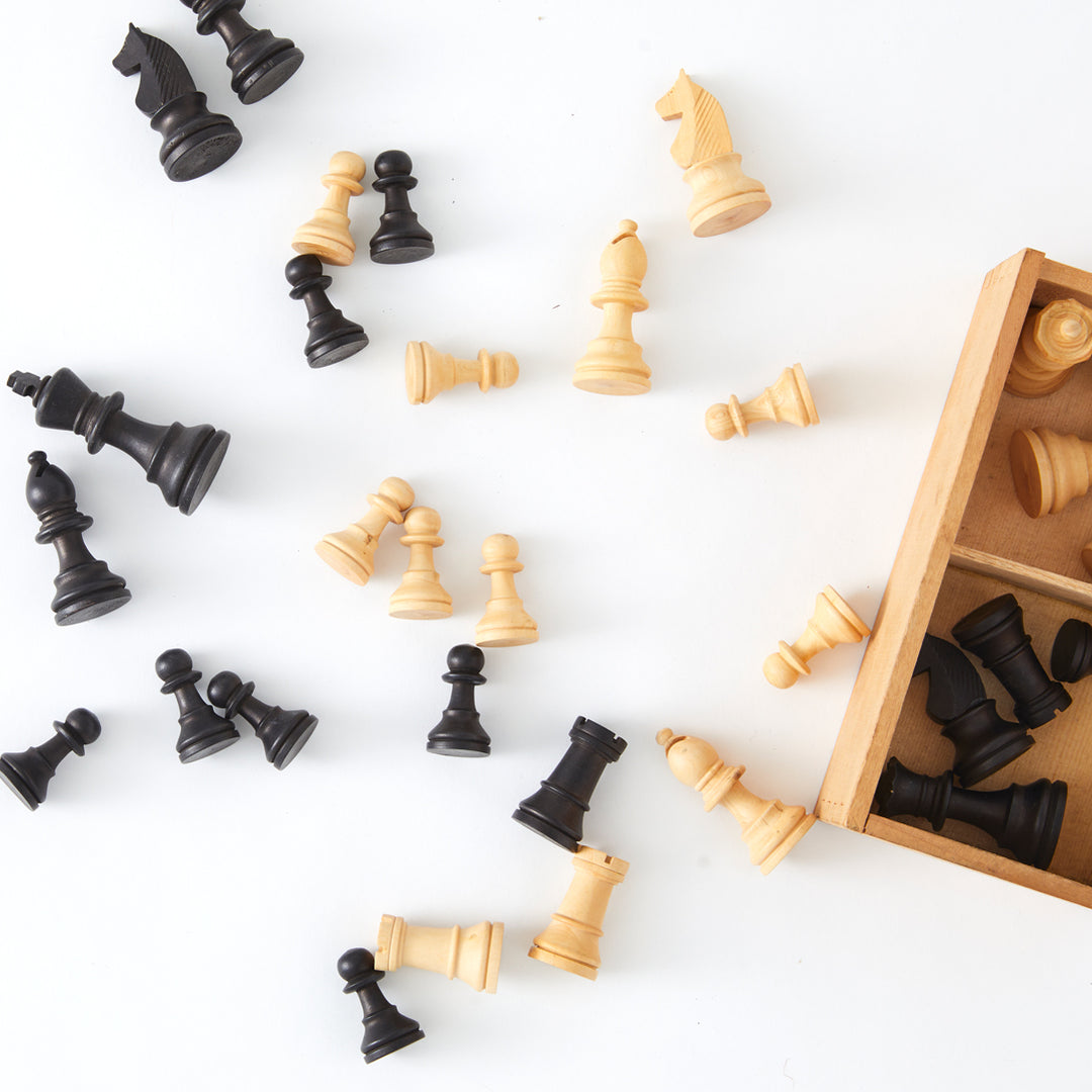 Antique Backgammon and Chess Set, circa 1910