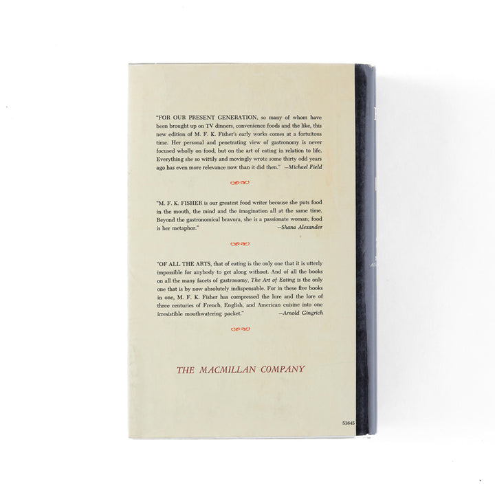M.F.K. Fisher, The Art of Eating