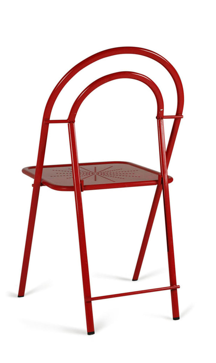 Set of Metal Folding Dining Chairs by Bieffeplast