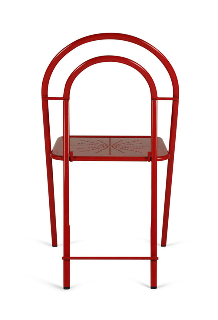 Set of Metal Folding Dining Chairs by Bieffeplast