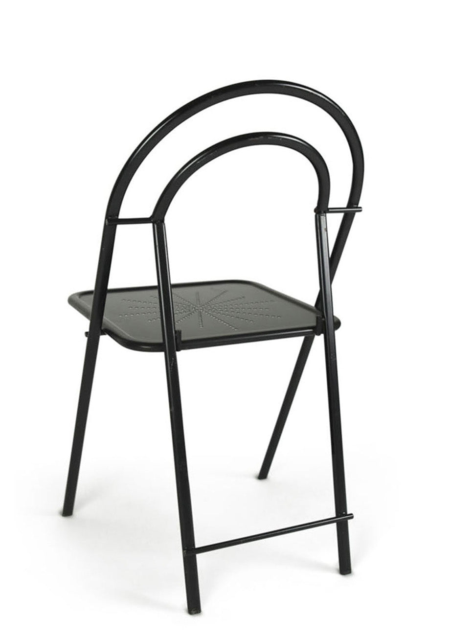 Set of Metal Folding Dining Chairs by Bieffeplast
