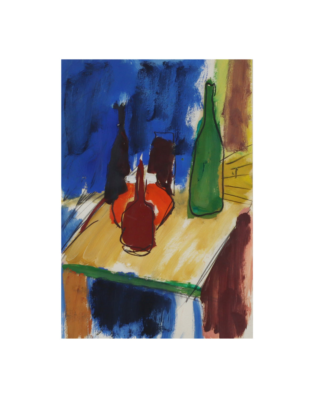 Paul Chidlaw, Framed Oil Still Life on Paper 2