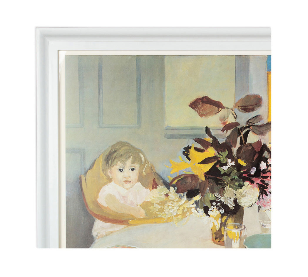 Framed Fairfield Porter Exhibition Poster