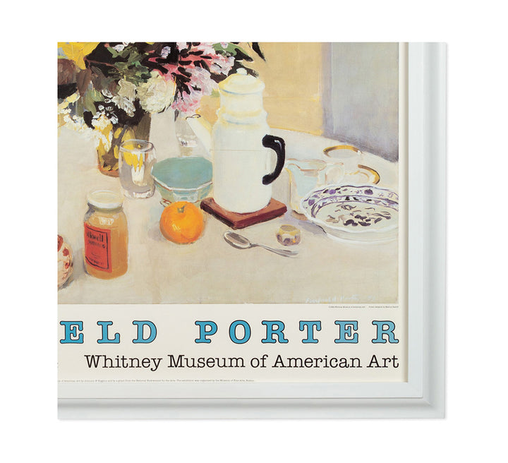Framed Fairfield Porter Exhibition Poster