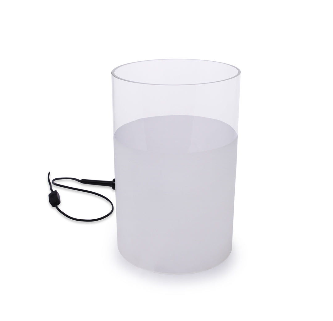 Glass Cylinder Lamp by Fontana Arte