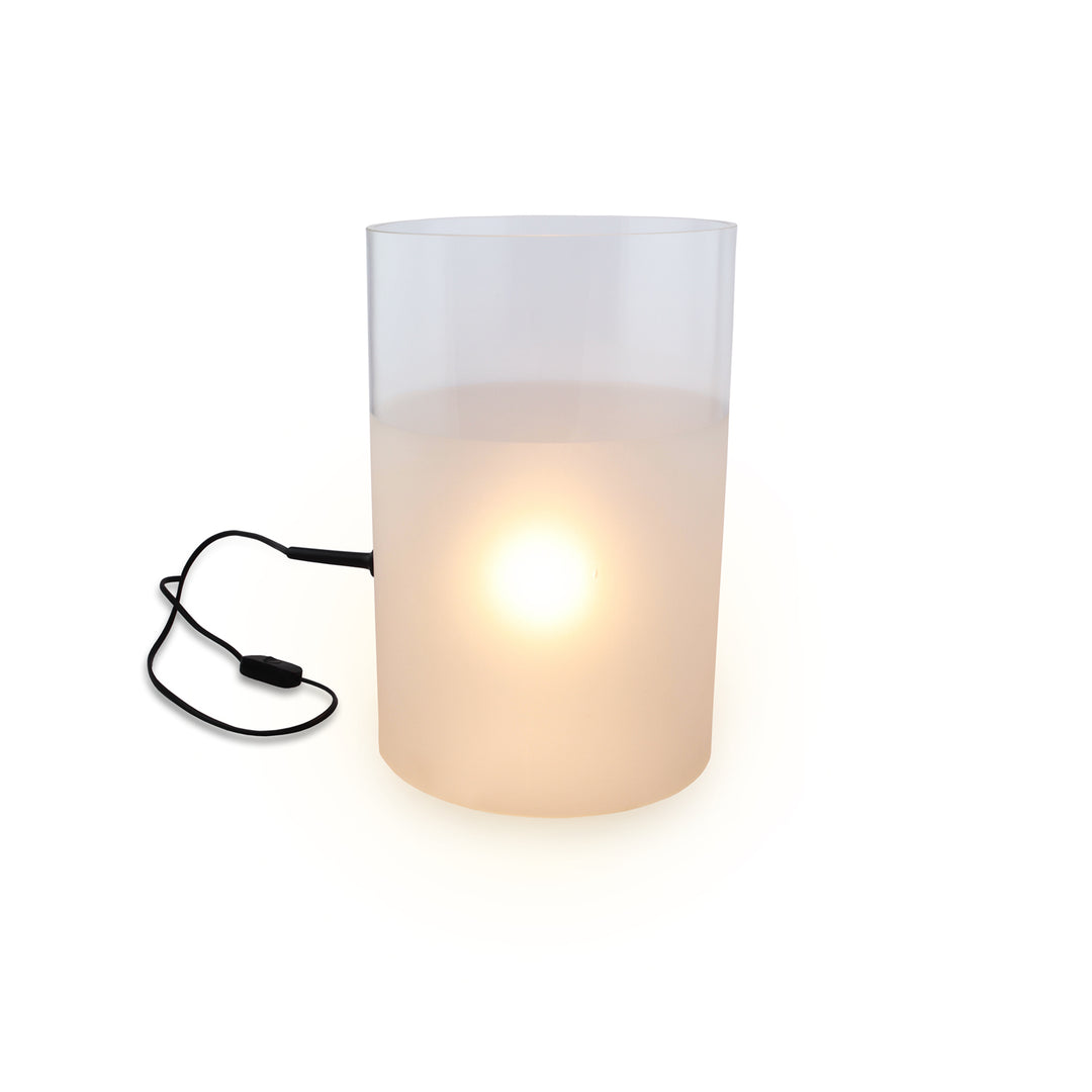 Glass Cylinder Lamp by Fontana Arte 2