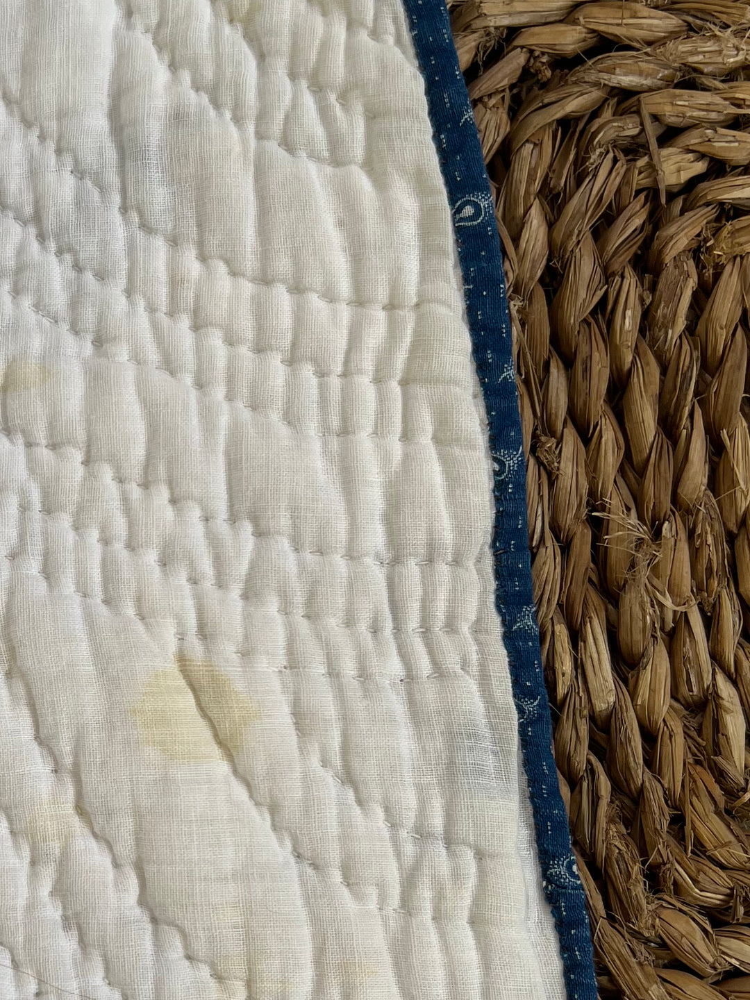 Antique Indigo Bow Tie Quilt