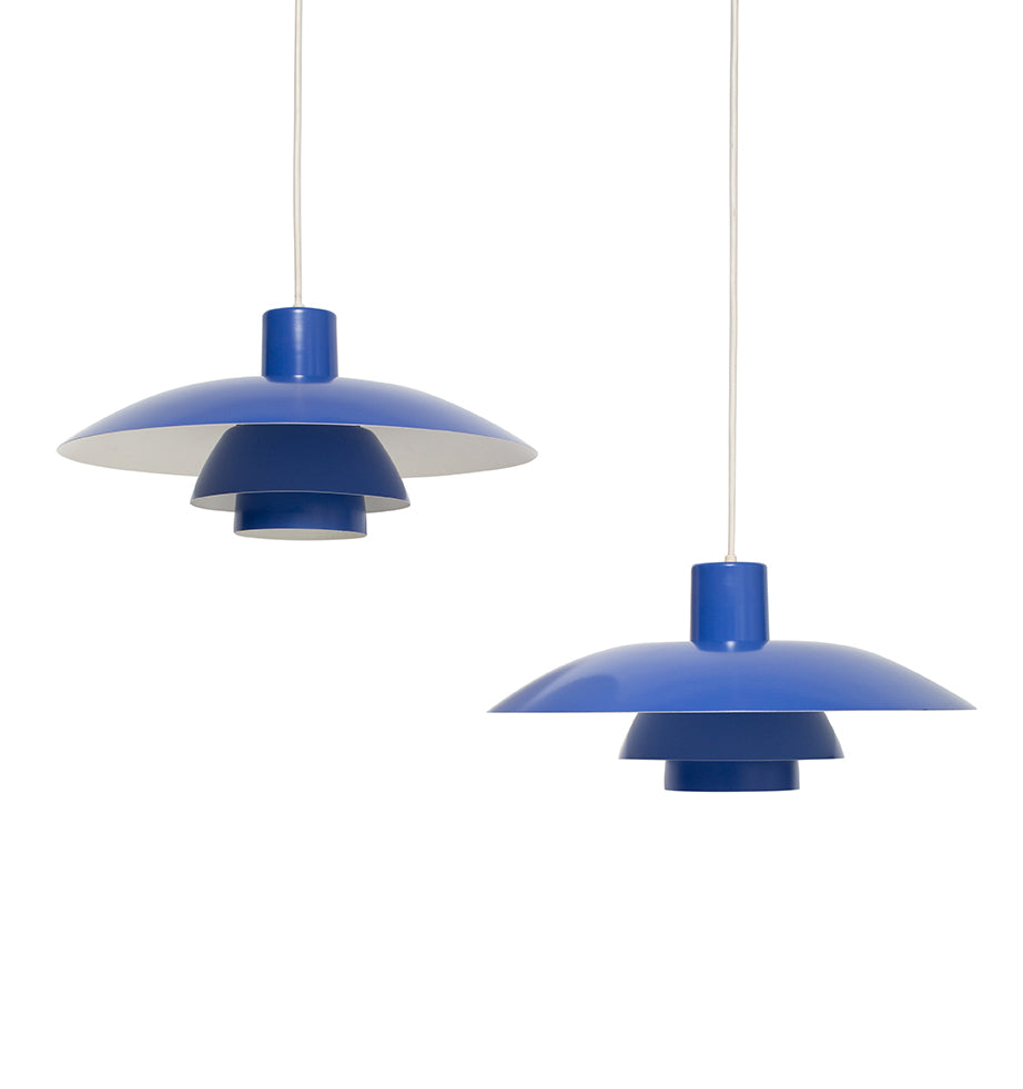 Pair of Vintage PH 4/3 Pendant Lights by Louis Poulsen