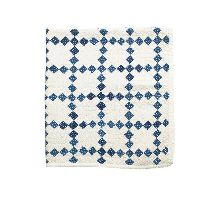 19th-Century American Crib Quilt