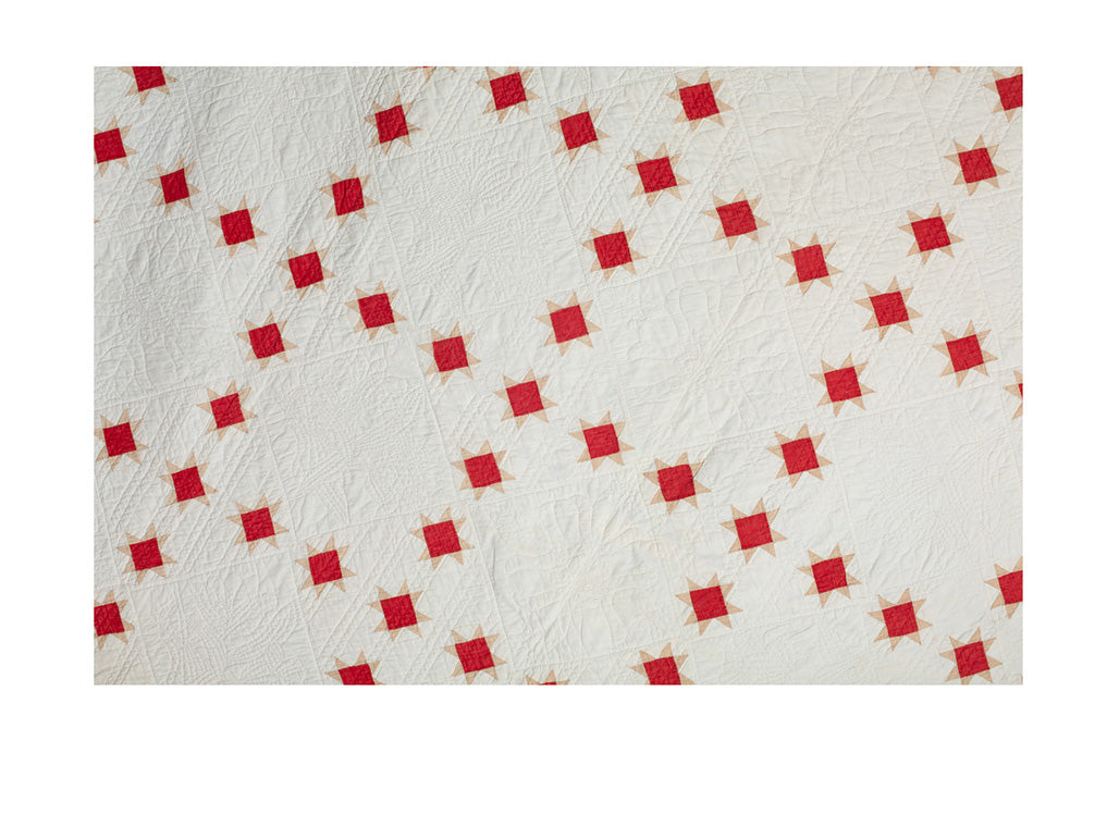 Diamond Stars American Quilt, circa 1900
