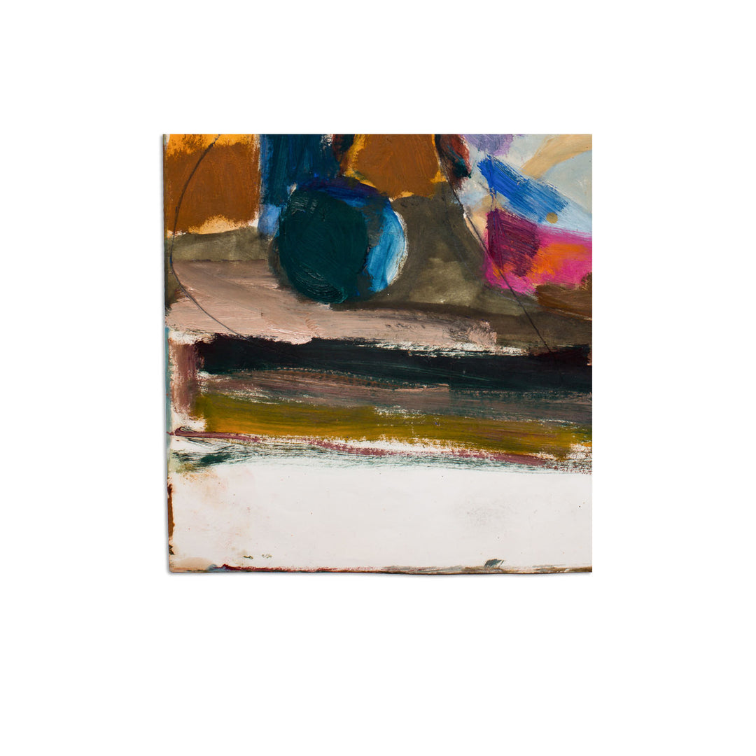 Paul Chidlaw, Oil Still Life on Paper 1 5