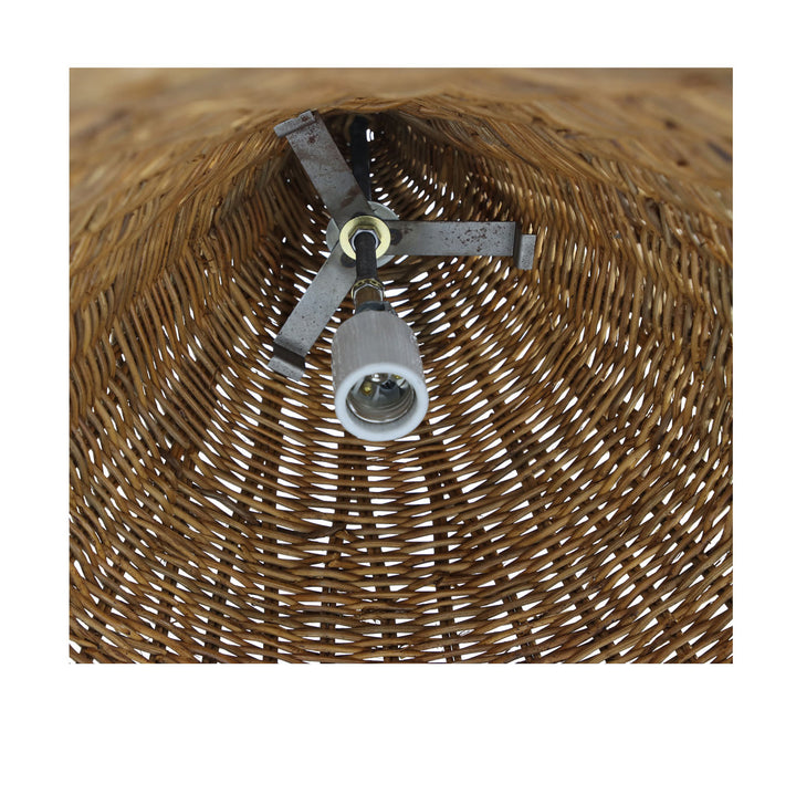 Vintage Rattan Pendant