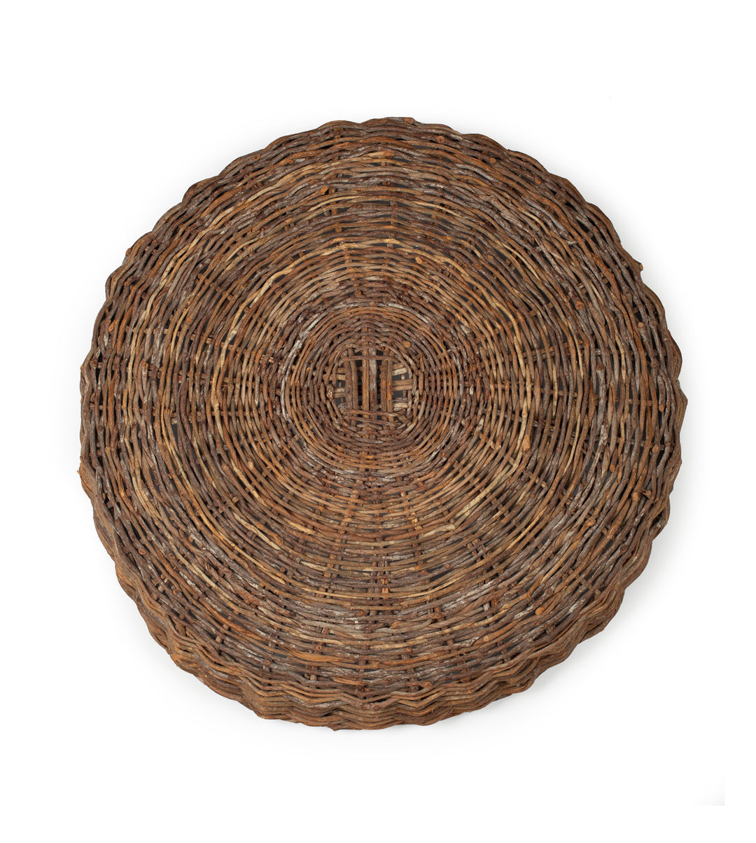 Large Antique Woven Tray