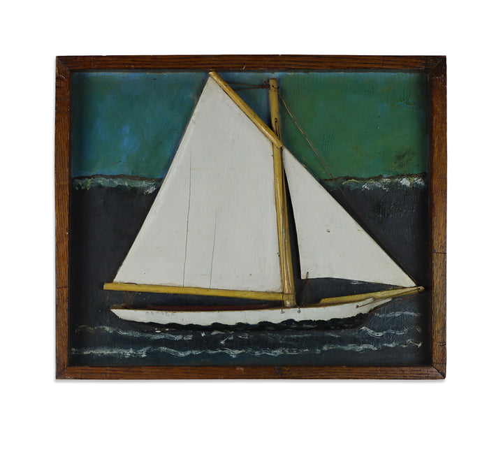 Vintage Sailboat Diorama