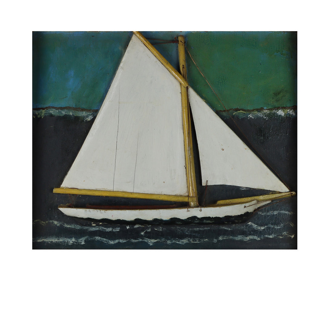 Vintage Sailboat Diorama