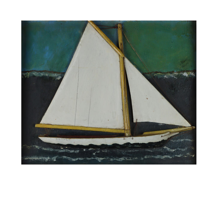 Vintage Sailboat Diorama