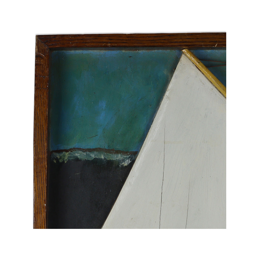 Vintage Sailboat Diorama