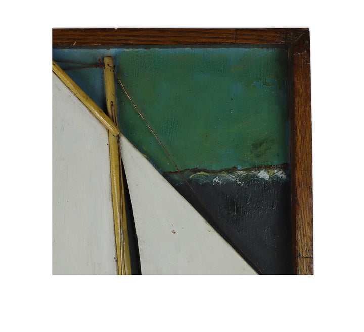 Vintage Sailboat Diorama