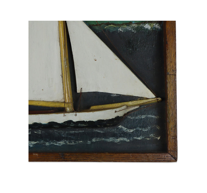 Vintage Sailboat Diorama