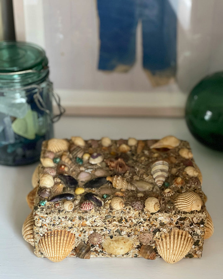 Vintage Shellwork Box