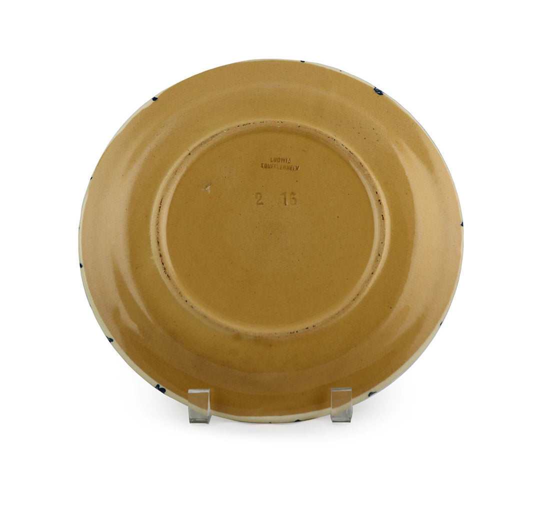 Set of 12 Splatterware Plates