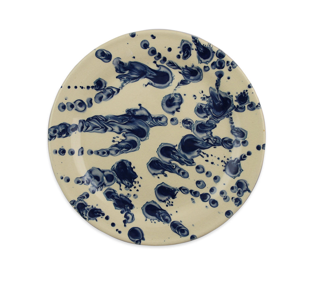 Set of 12 Splatterware Plates