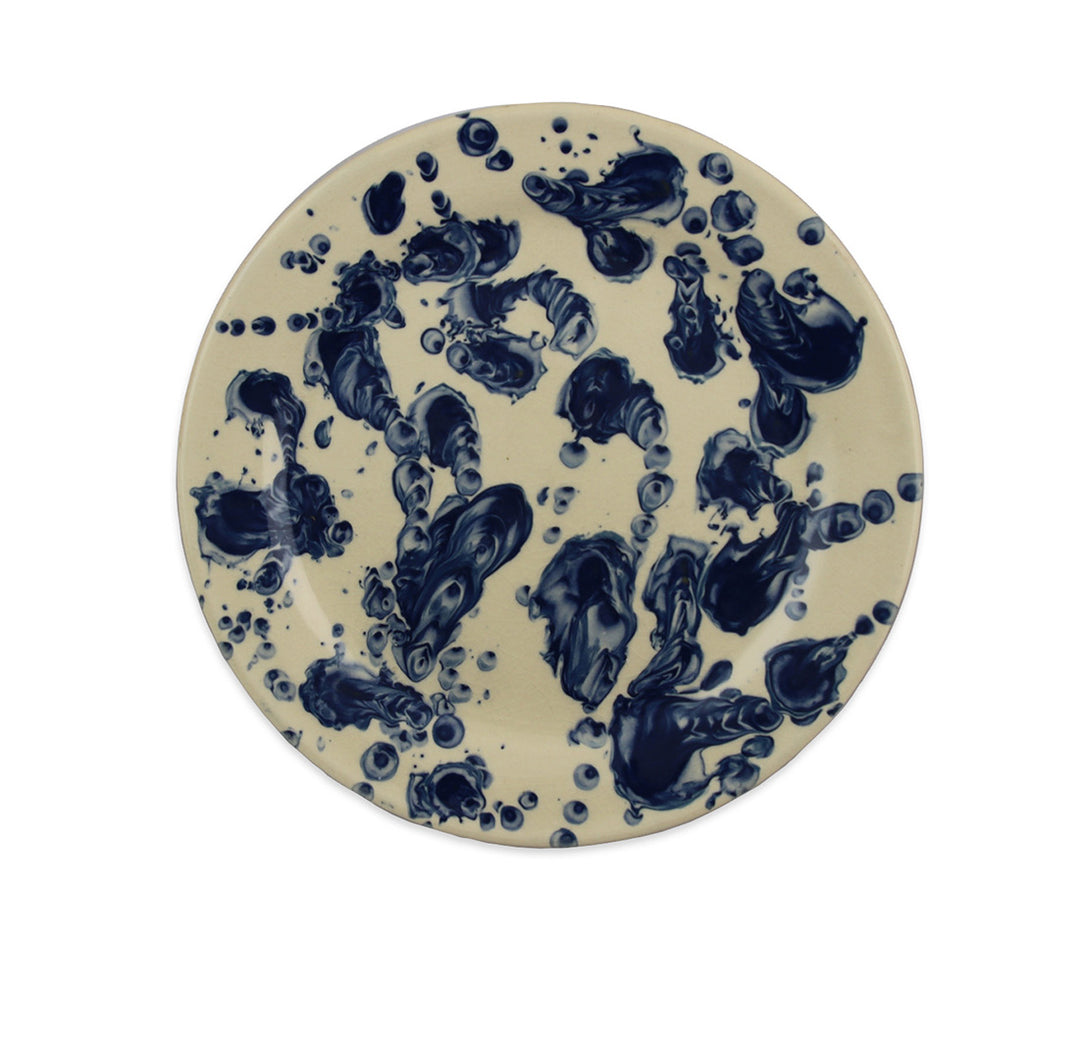 Set of 12 Splatterware Plates