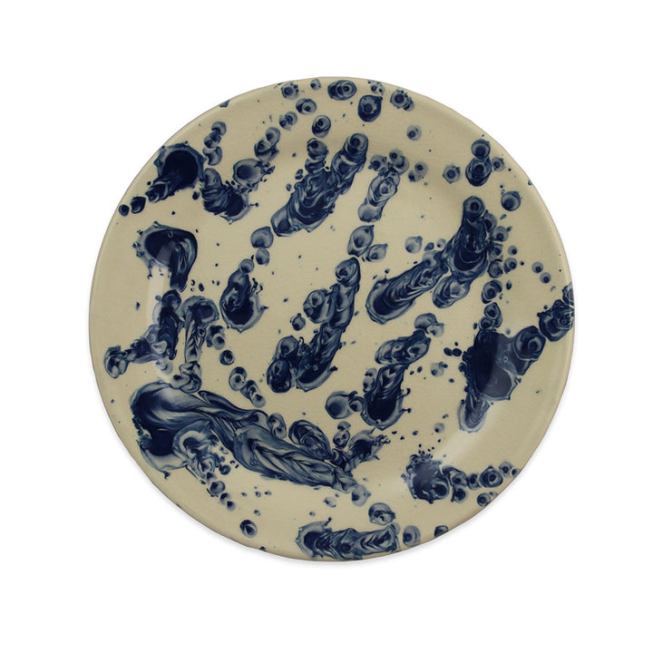 Set of 12 Splatterware Plates