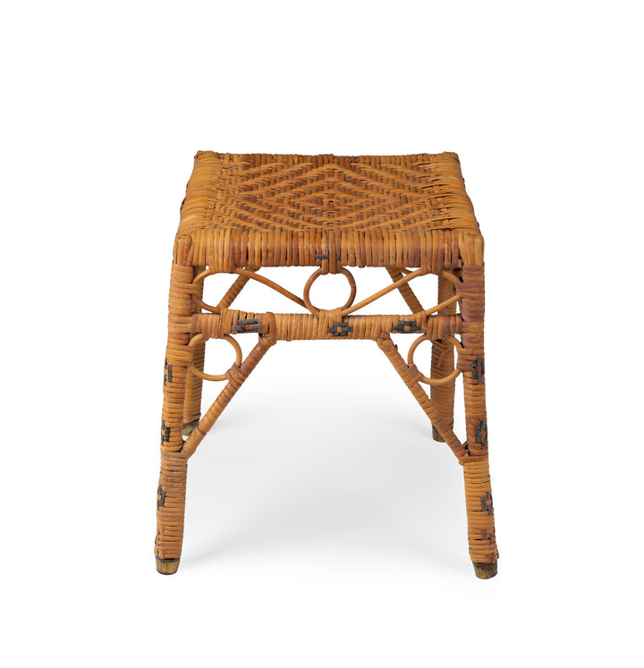 Vintage Rattan Stool
