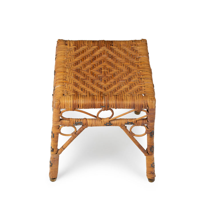 Vintage Rattan Stool