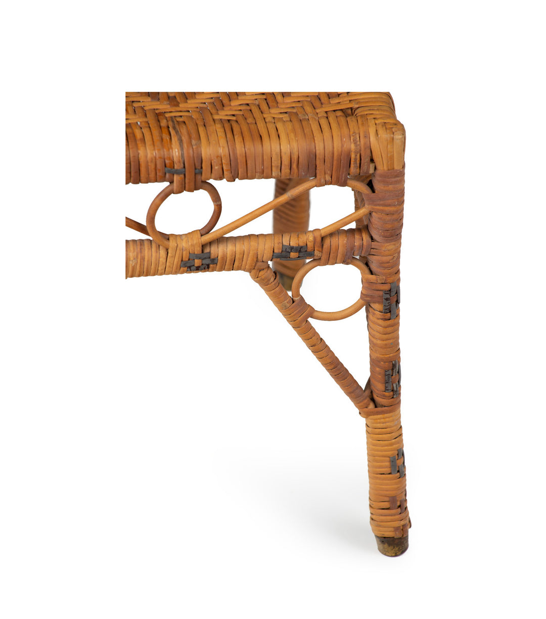 Vintage Rattan Stool