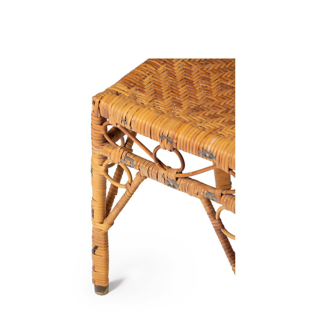 Vintage Rattan Stool