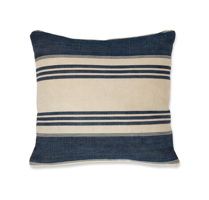 Vintage French Ticking Stripe Pillow 1