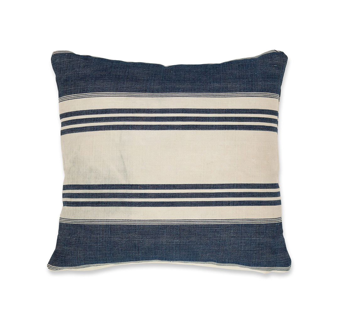 Vintage French Ticking Stripe Pillow 1