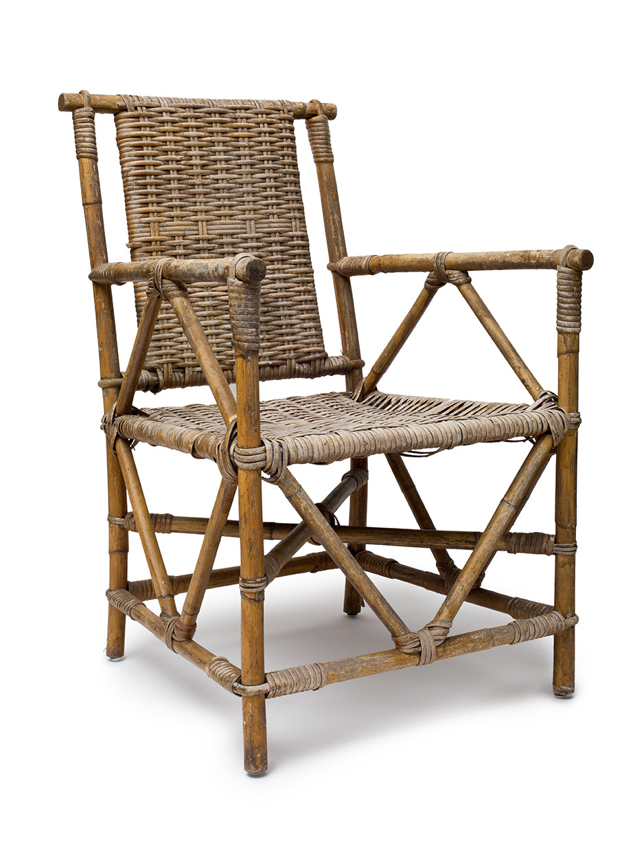 Vintage Rattan Armchair