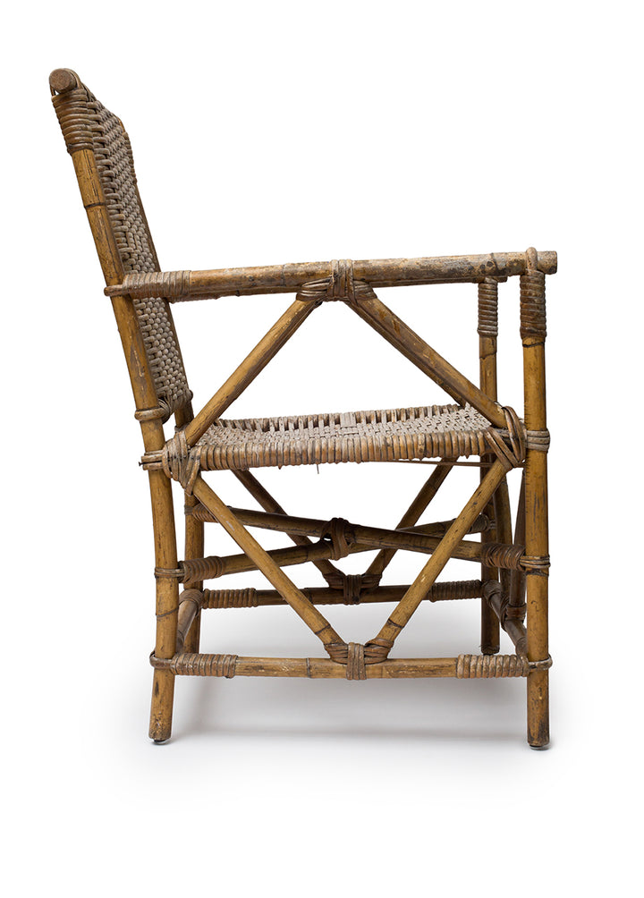 Vintage Rattan Armchair